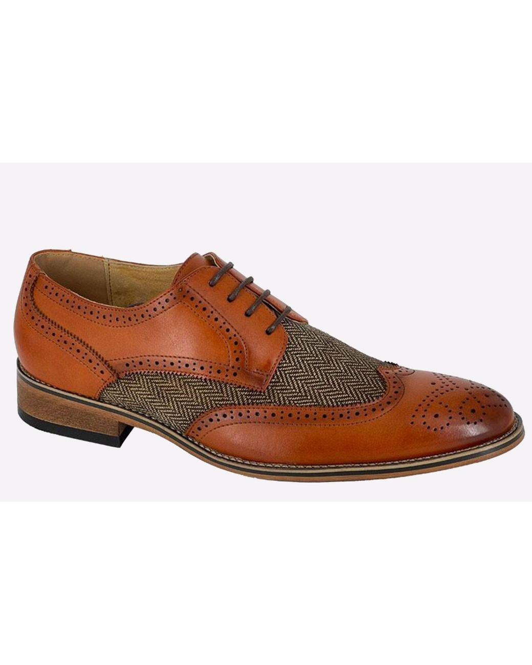 Goor Brown Eclipse Brogues for men