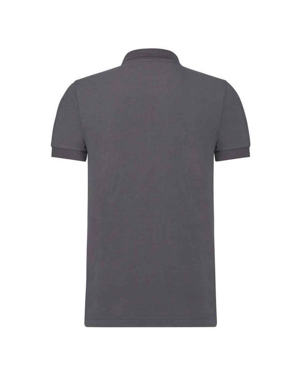 Russell Gray Pique Stretch Polo Shirt (Convoy) for men