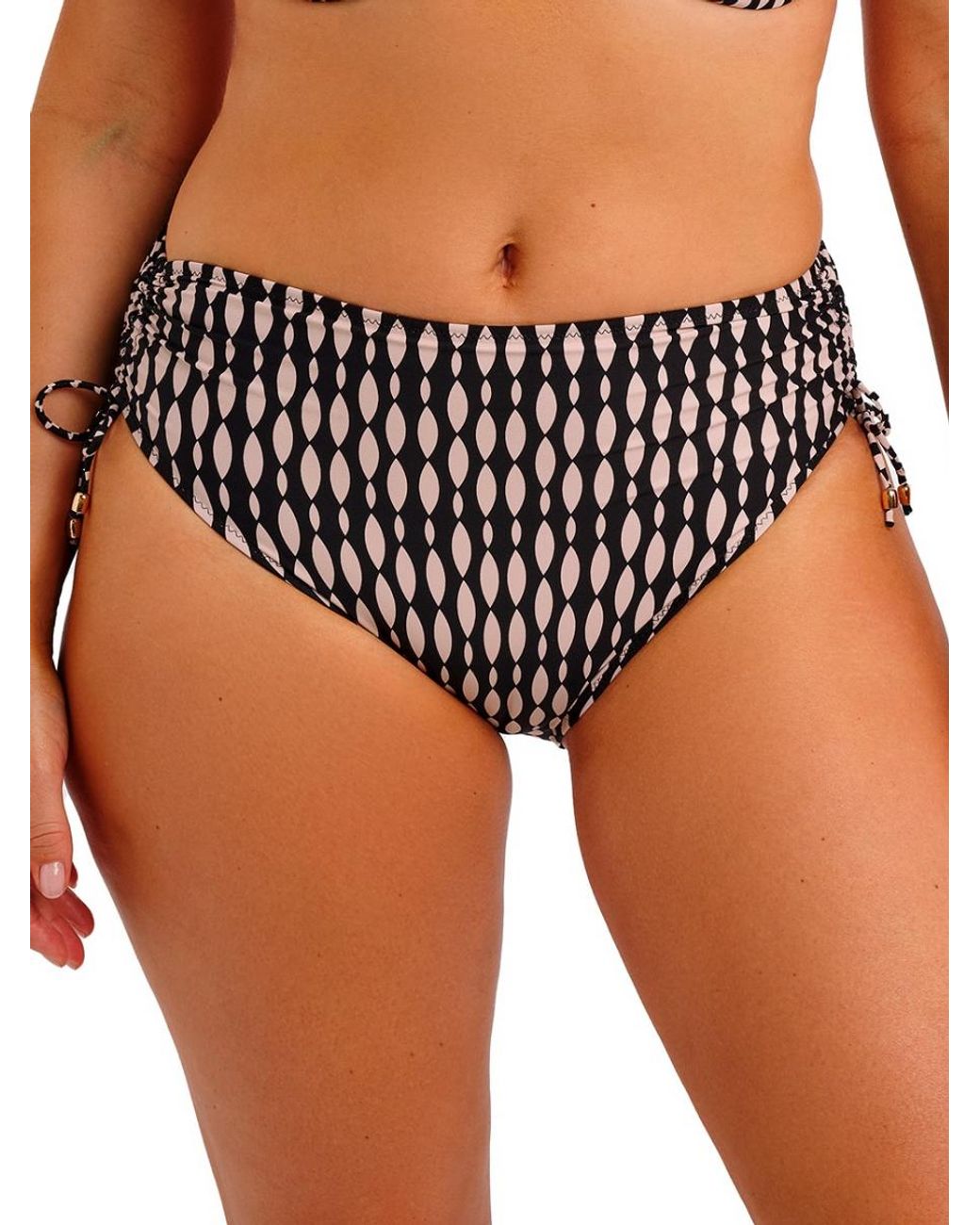 Fantasie Black Shell Bay High Waist Bikini Brief
