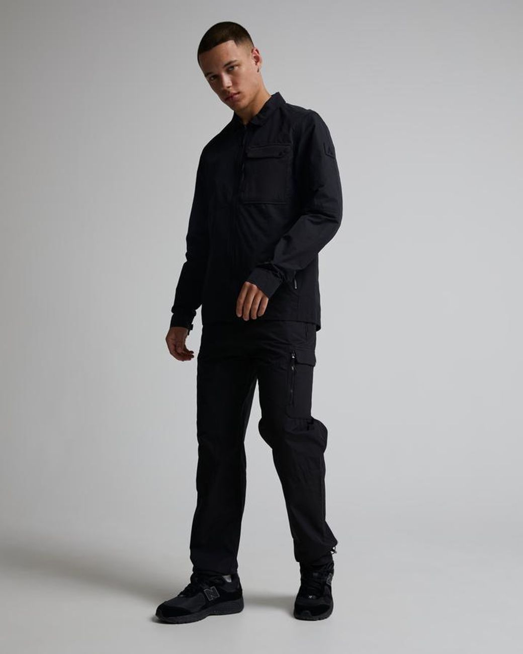 Alessandro Zavetti Black Ferruccio Cargo Pant for men