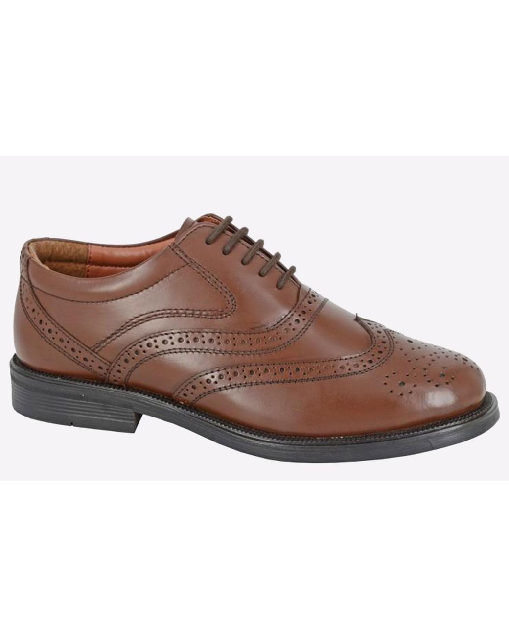 Scimitar Brown Newbury Brogues for men
