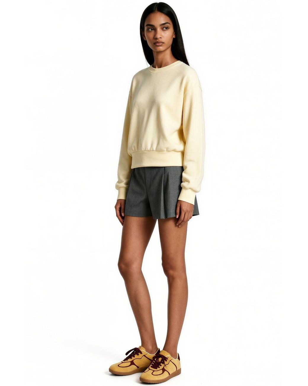 Busem Natural Cotton-Blend Sweatshirt
