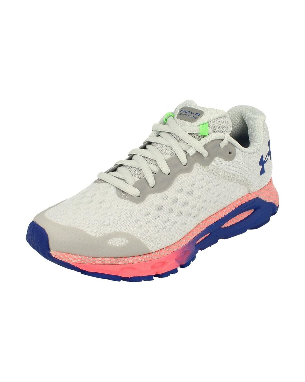 Under Armour White Hovr Infinite 3 Trainers