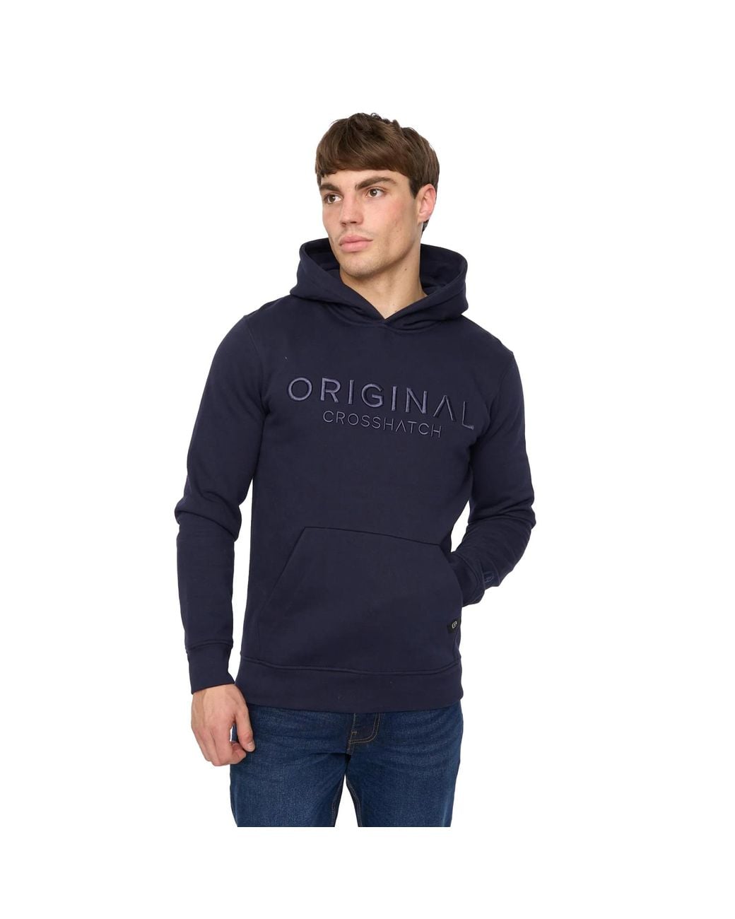 Crosshatch Blue Haromere Hoodie