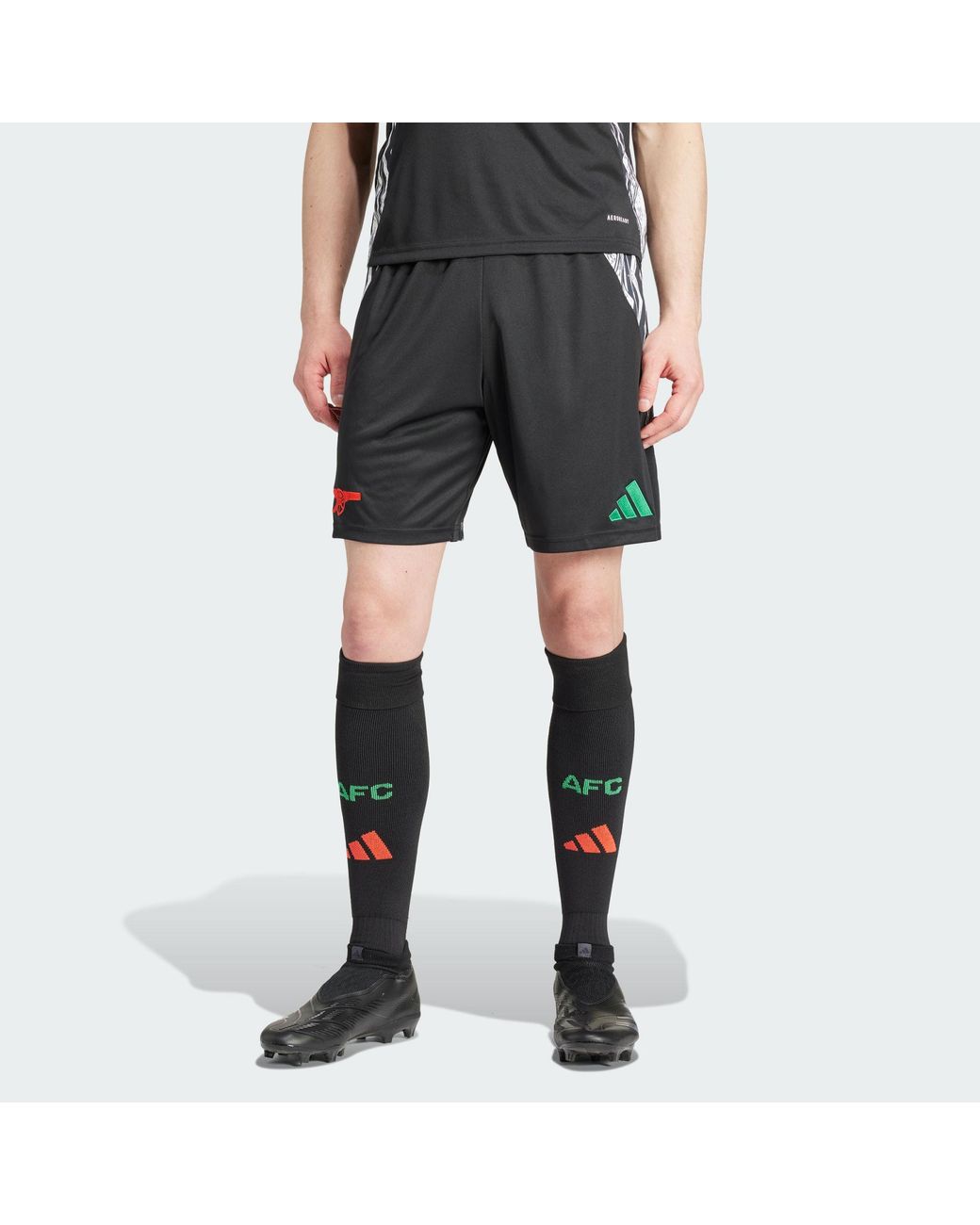 Adidas Originals Black Arsenal 24/25 Away Shorts for men