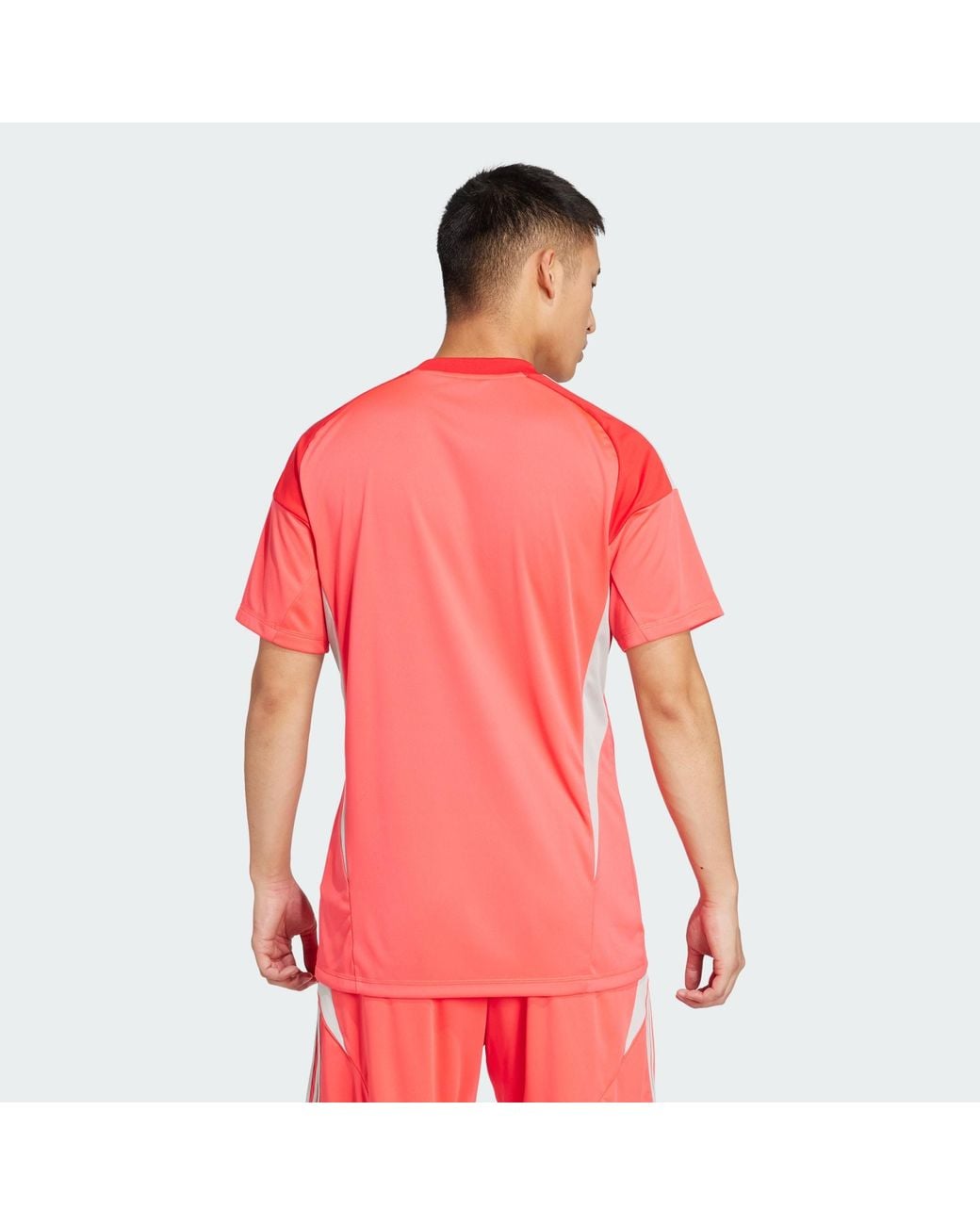 Adidas Originals Red Tiro 25 Competition Goalkeeper Jersey for men