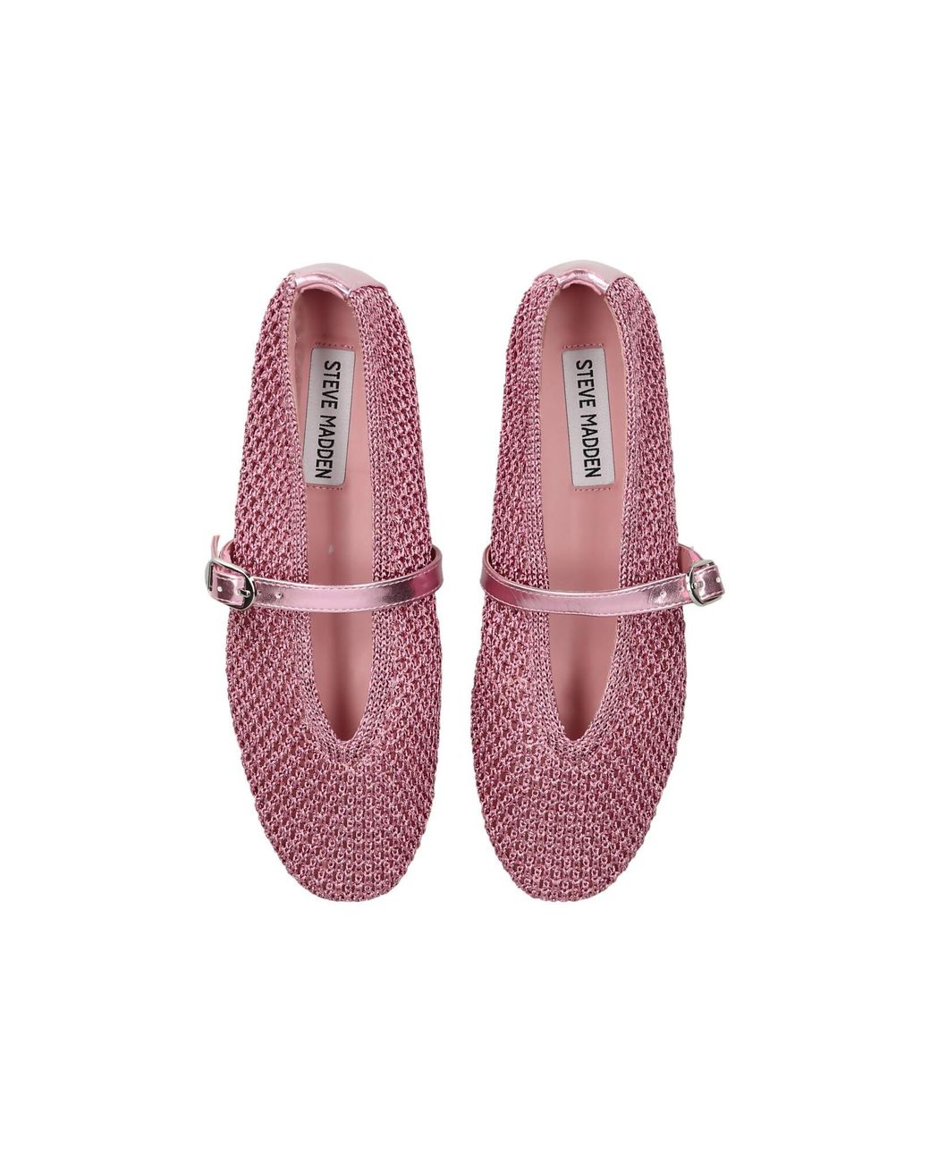 Steve Madden Pink Gayla Ballet Flats Fabric
