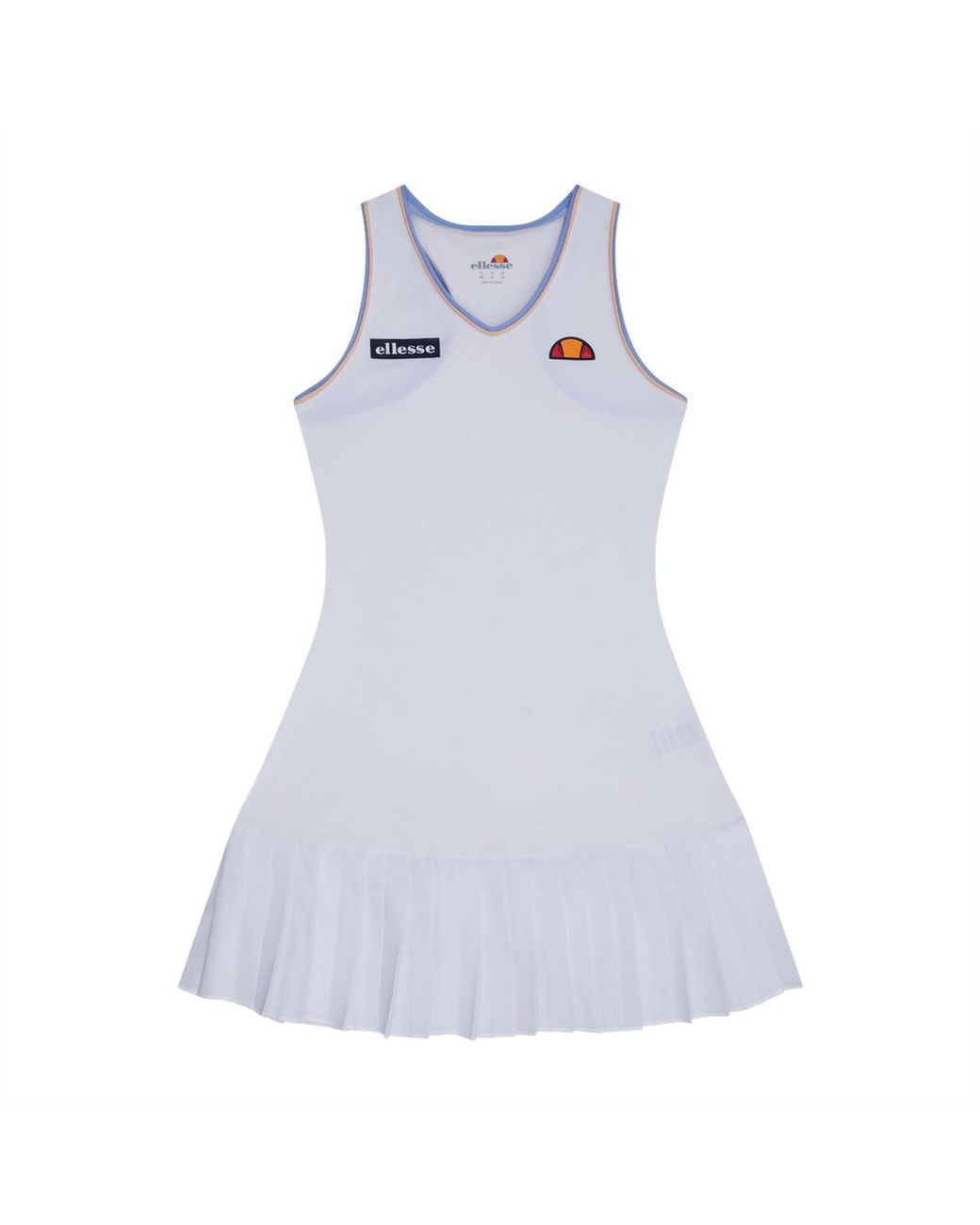 Ellesse Blue Guin V-Neck Sleeveless Mini Dress