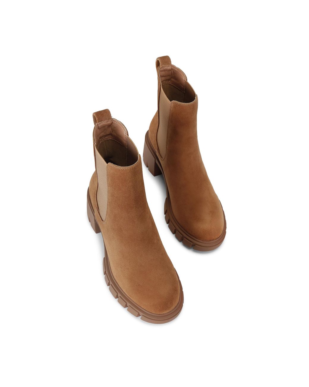 Carvela Kurt Geiger Brown Suede Ignite Chelsea Boots