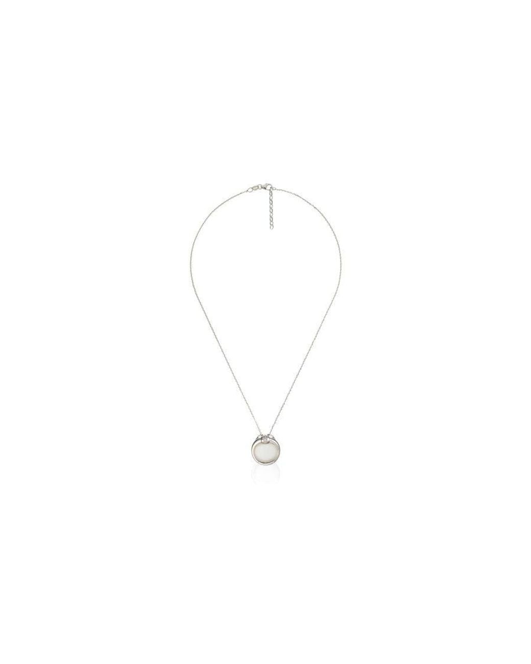 Orphelia Black 925 Sterling Chain With Pendant