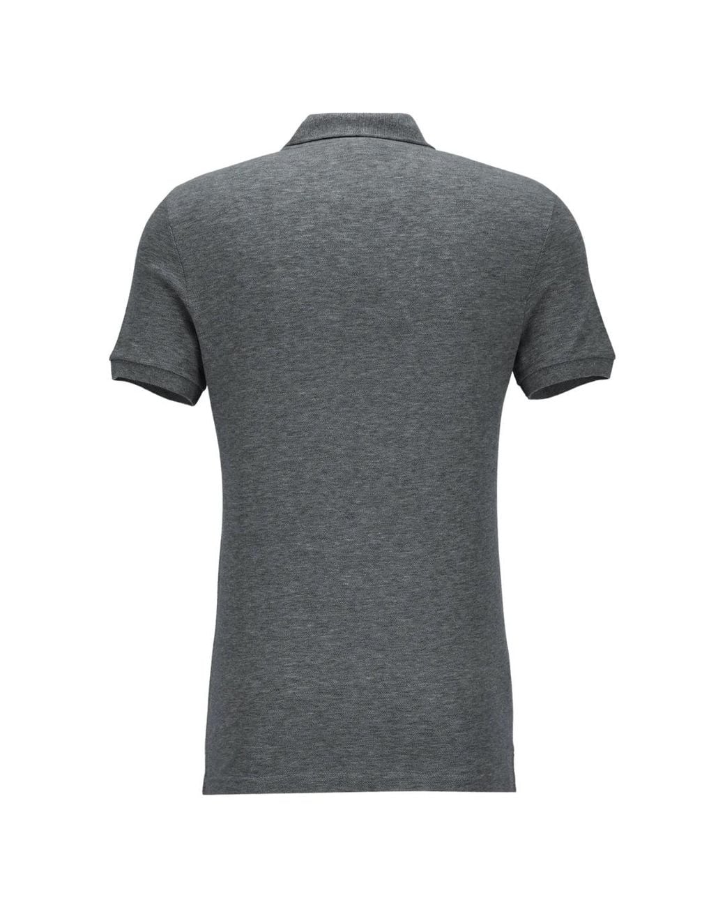 Lacoste Gray Slim Fit Mouse Pique Polo Shirt for men