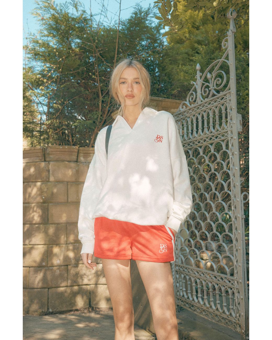 DSGN Studio Green Collared Sweatshirt
