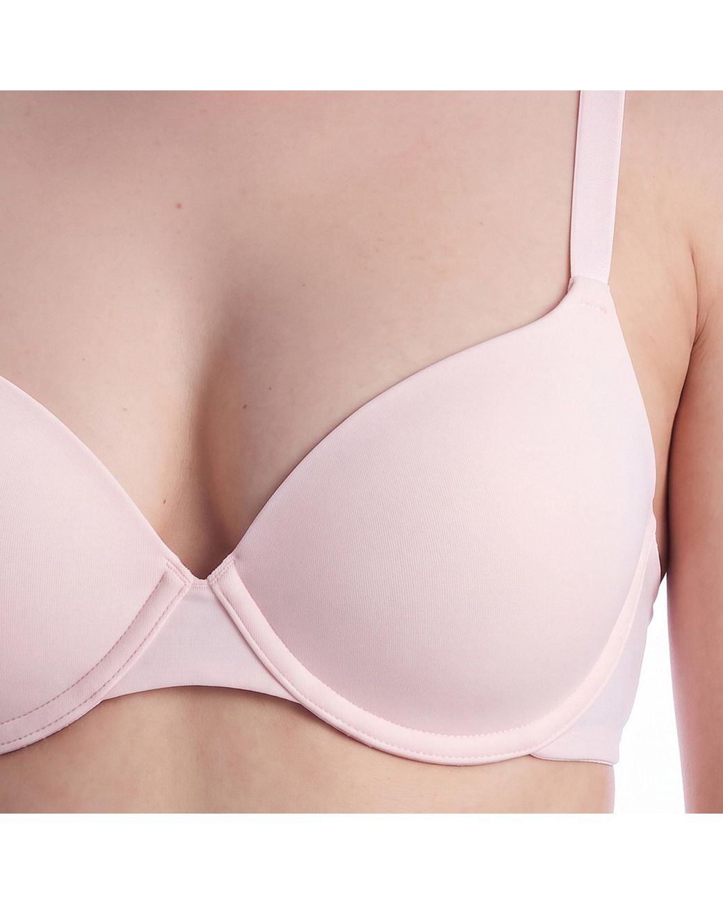 Boss Pink Balconette Bra With Molded Cups And Underwire 50502738