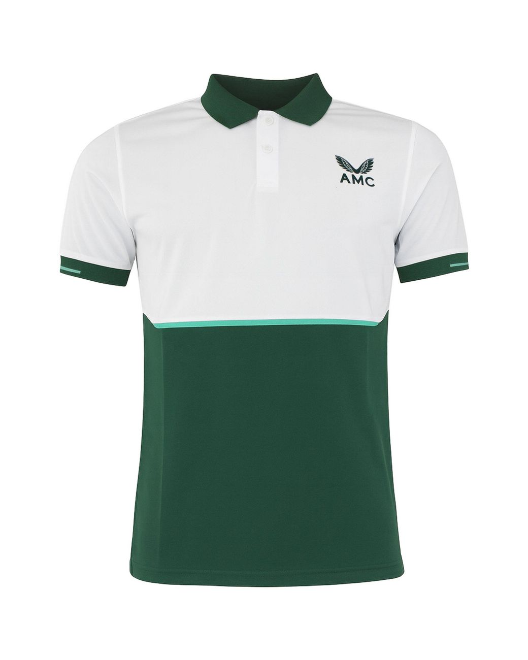 Castore Green Amc Technical Tennis Polo Shirt for men