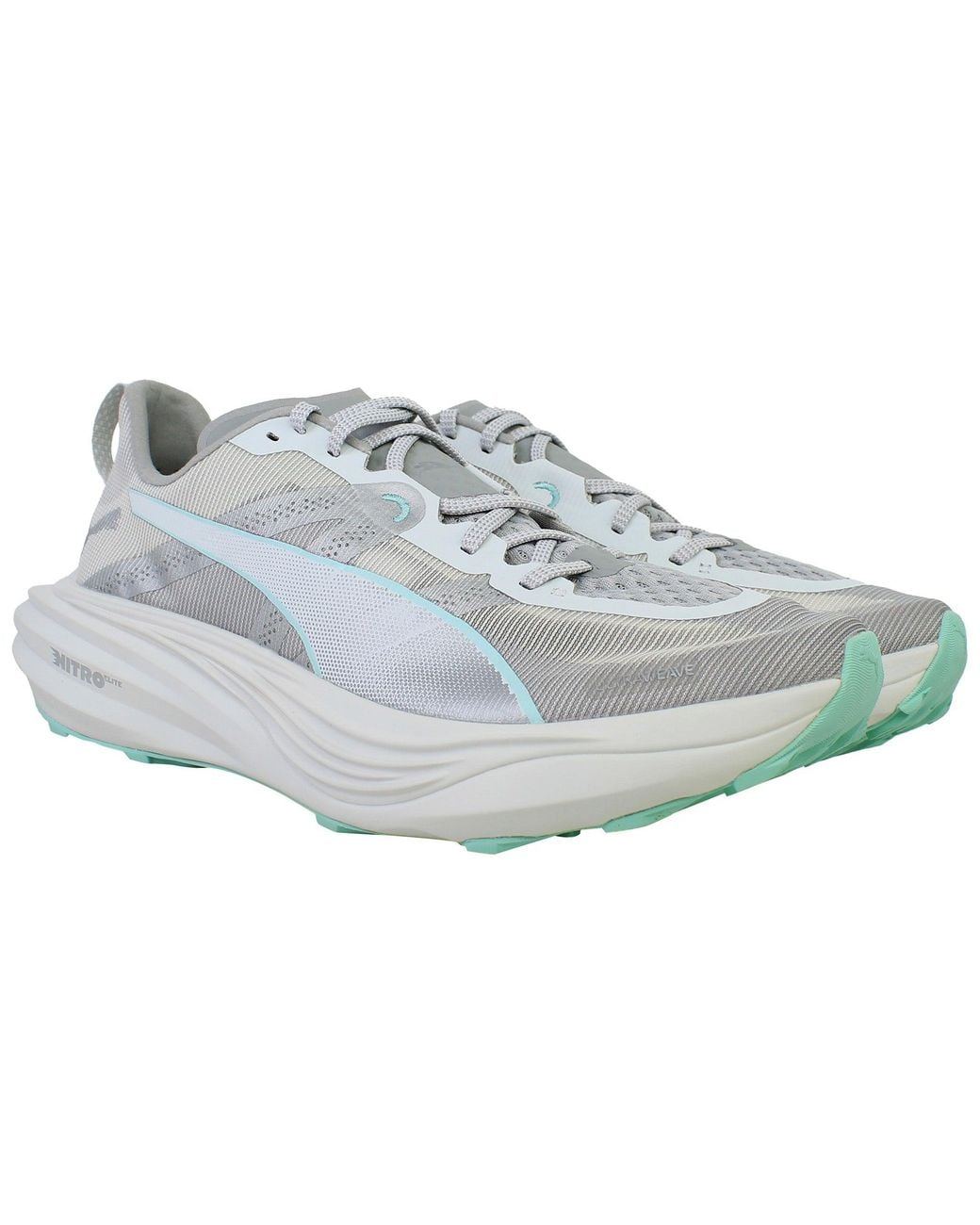 PUMA Gray Deviate Nitro Elite Trail Running Shoes