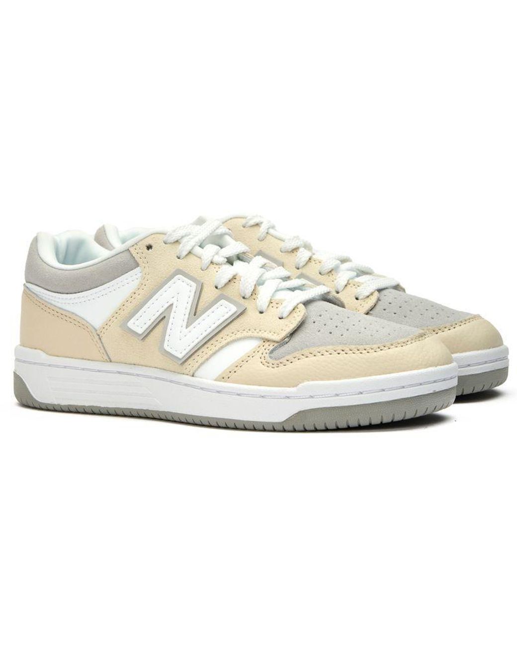 New Balance White 480 Trainers