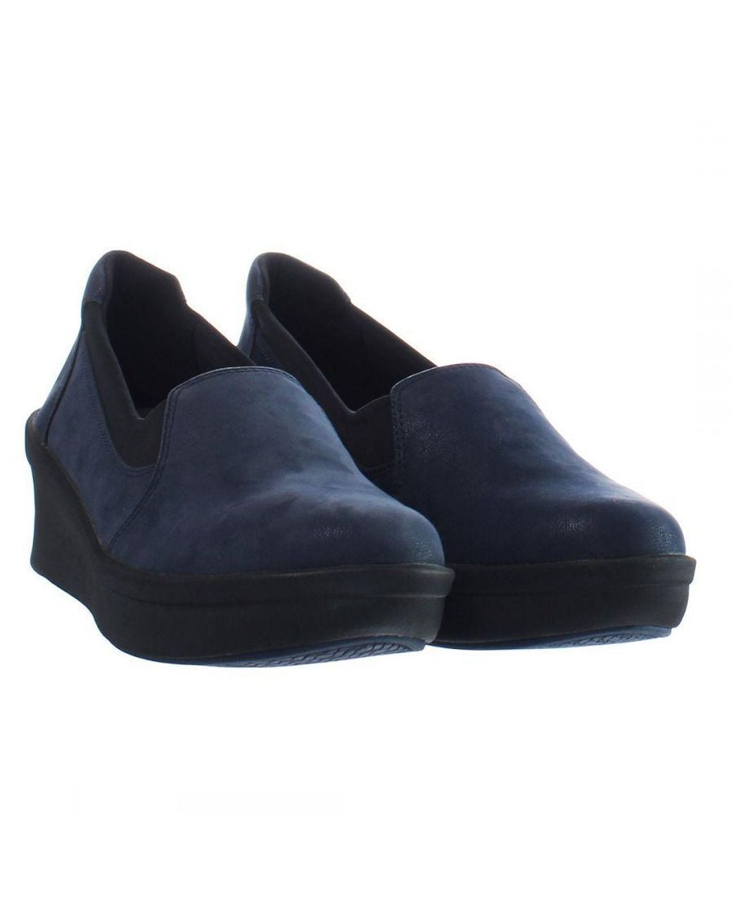 Clarks Blue Step Rose Moon Wedges