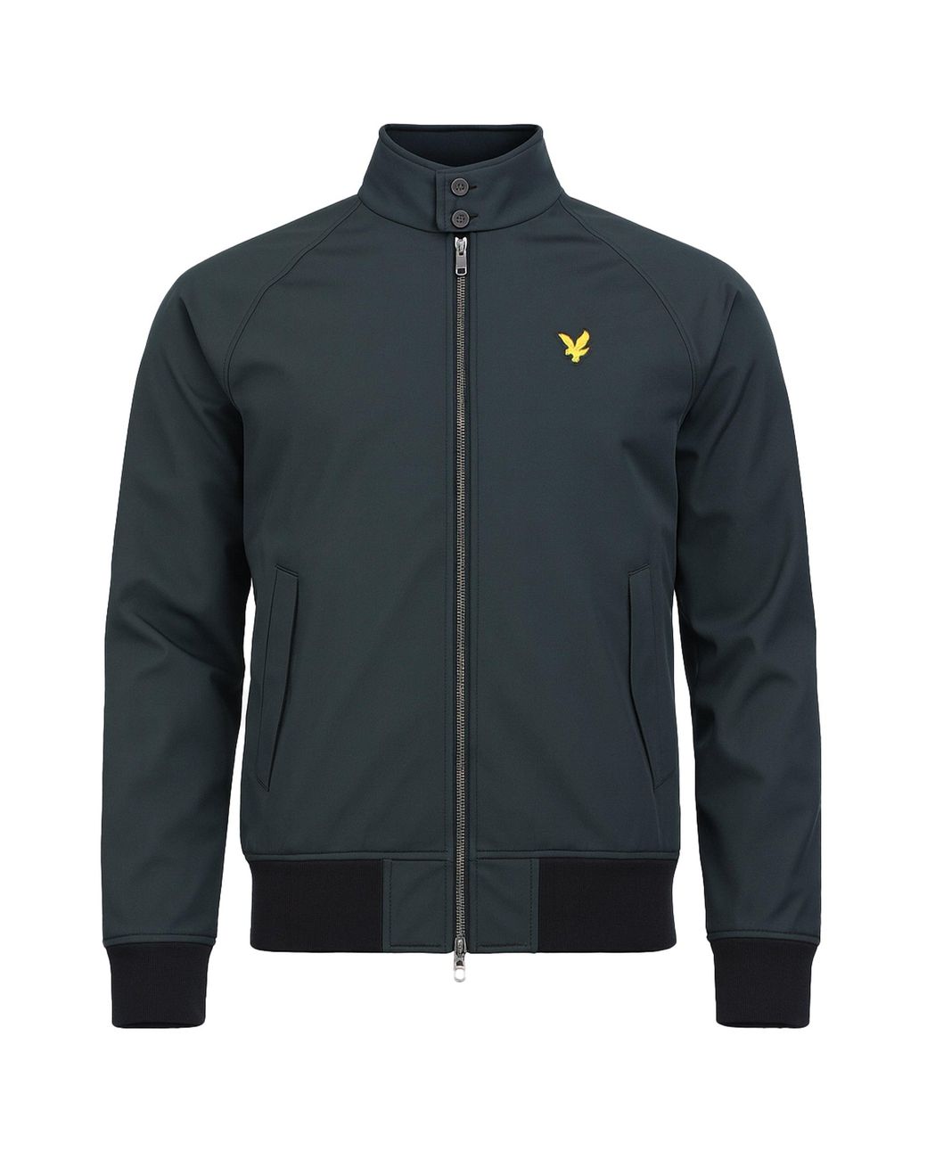 Lyle & Scott Blue Softshell Harrington Jacket for men