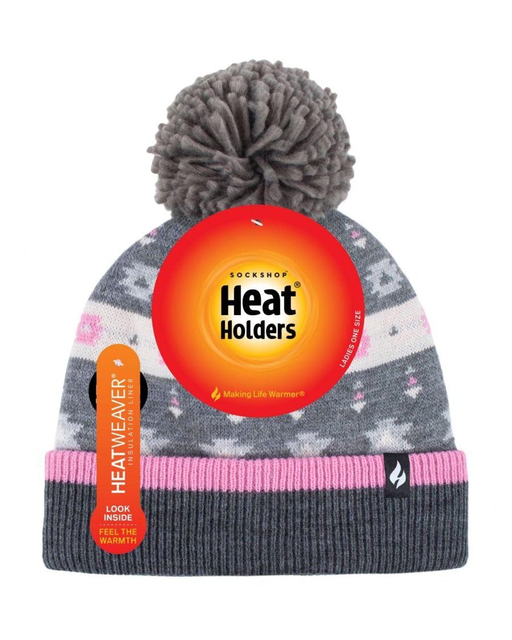 Heat Holders Gray Heat Holders Womens