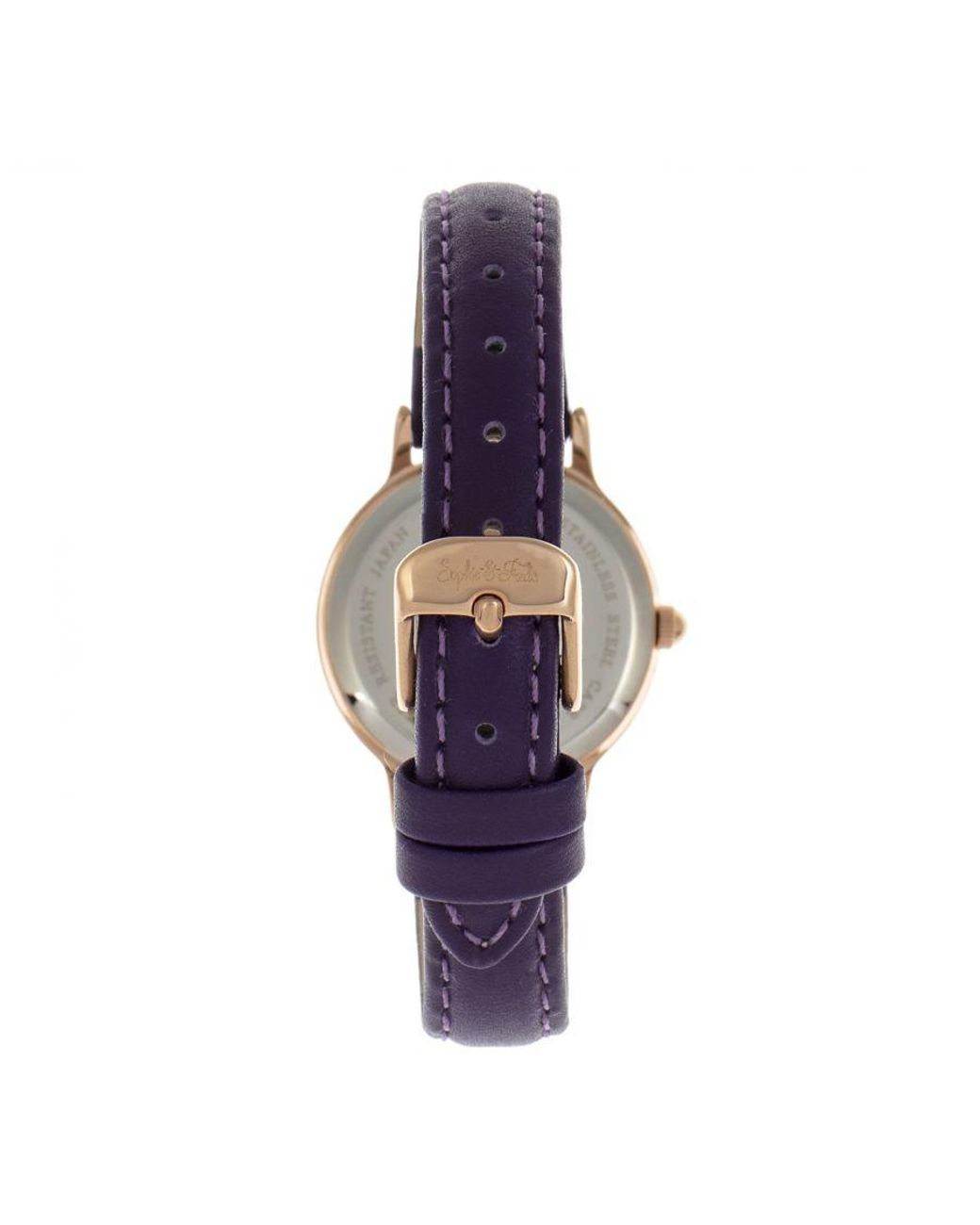 Sophie & Freda Metallic Berlin Leather-Band Watch