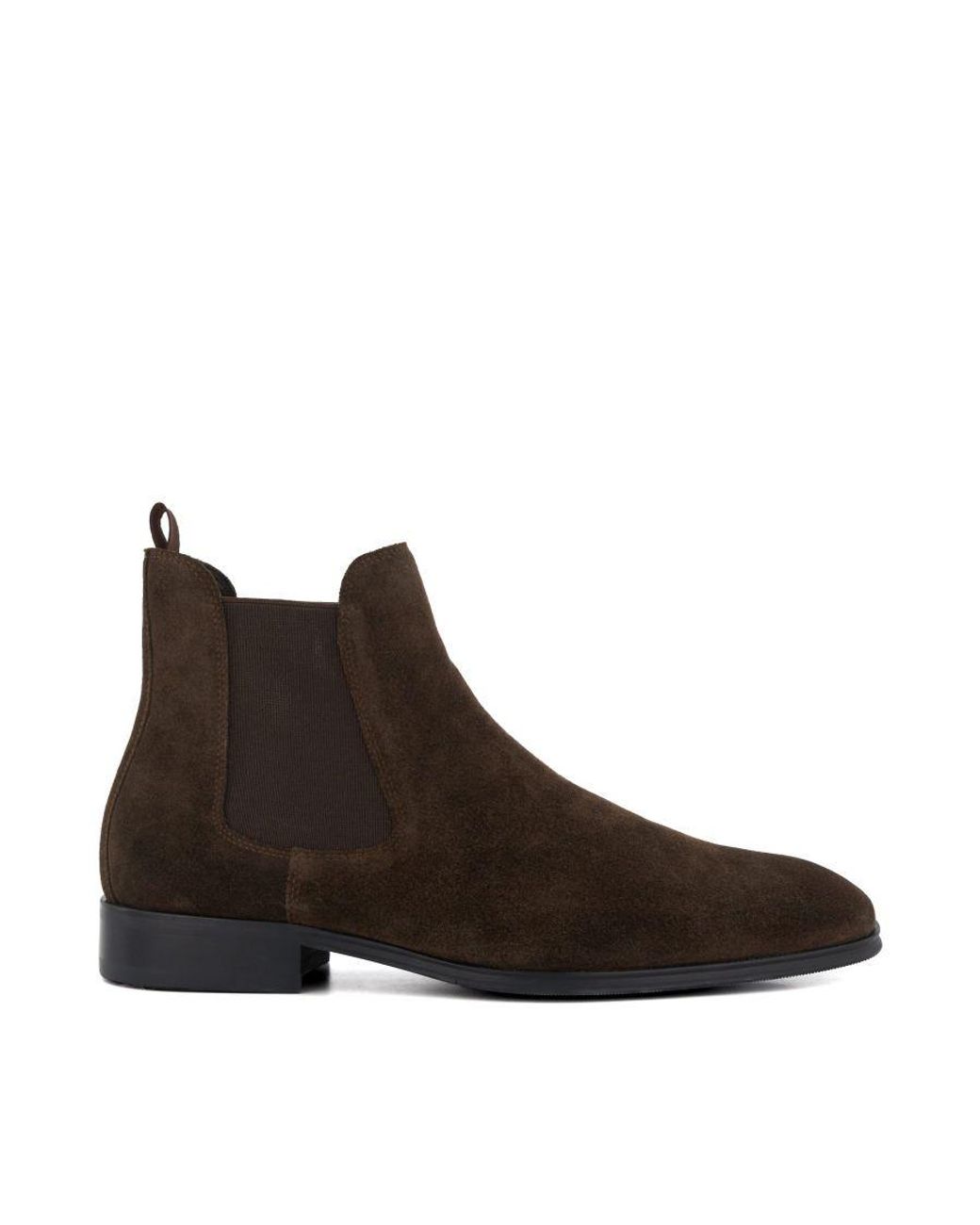 Dune Brown Mandatory Chelsea Boots for men