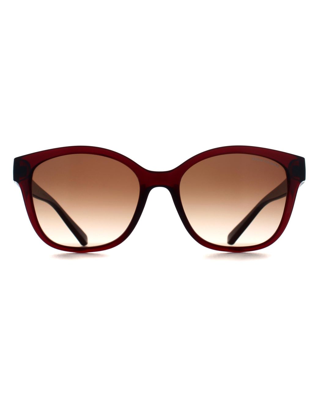 ARMANI EXCHANGE Brown Cat Eye Shiny Transparent Gradient Ax4127S