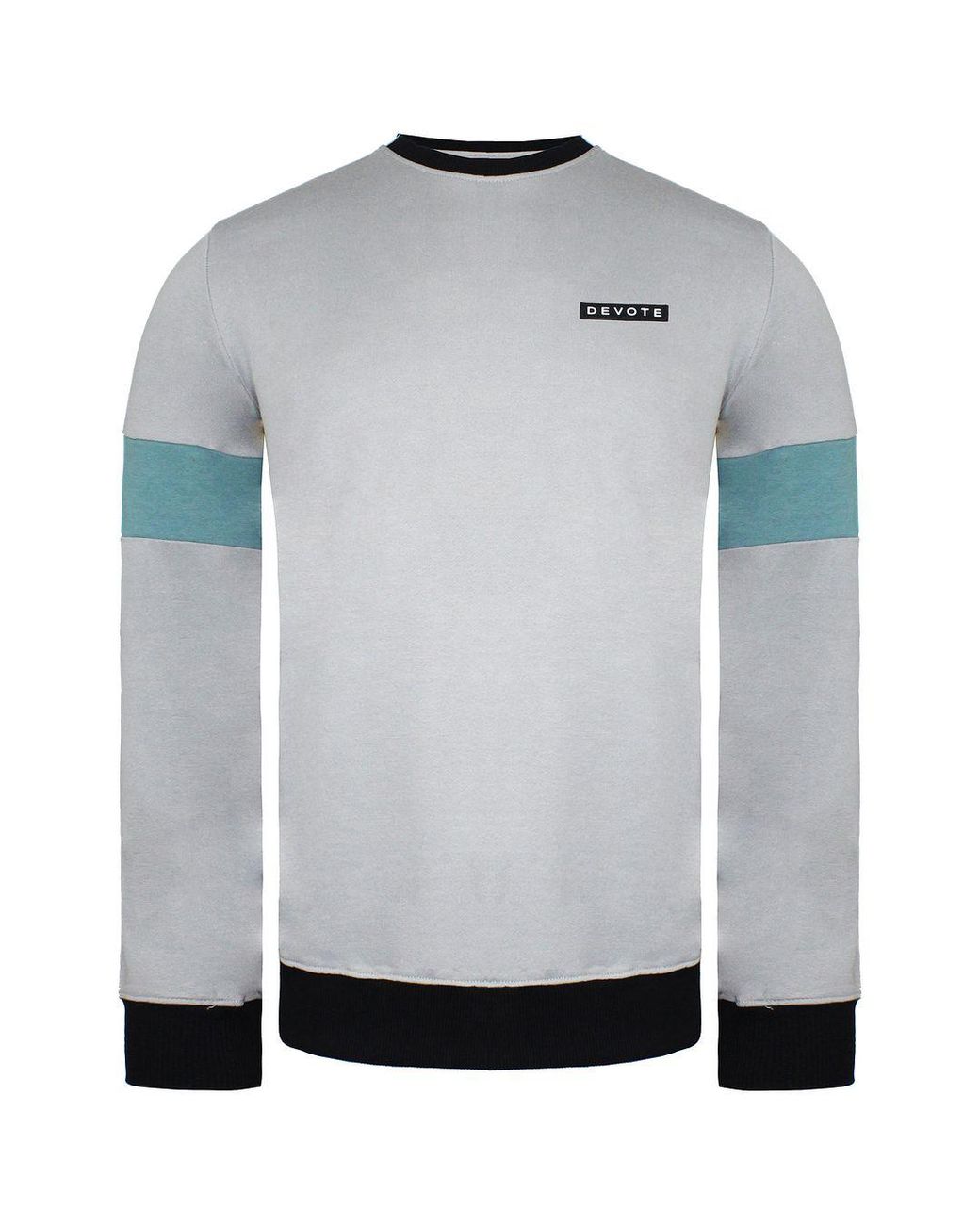 Devote London Clayton /Teale Pullover in Gray für Herren