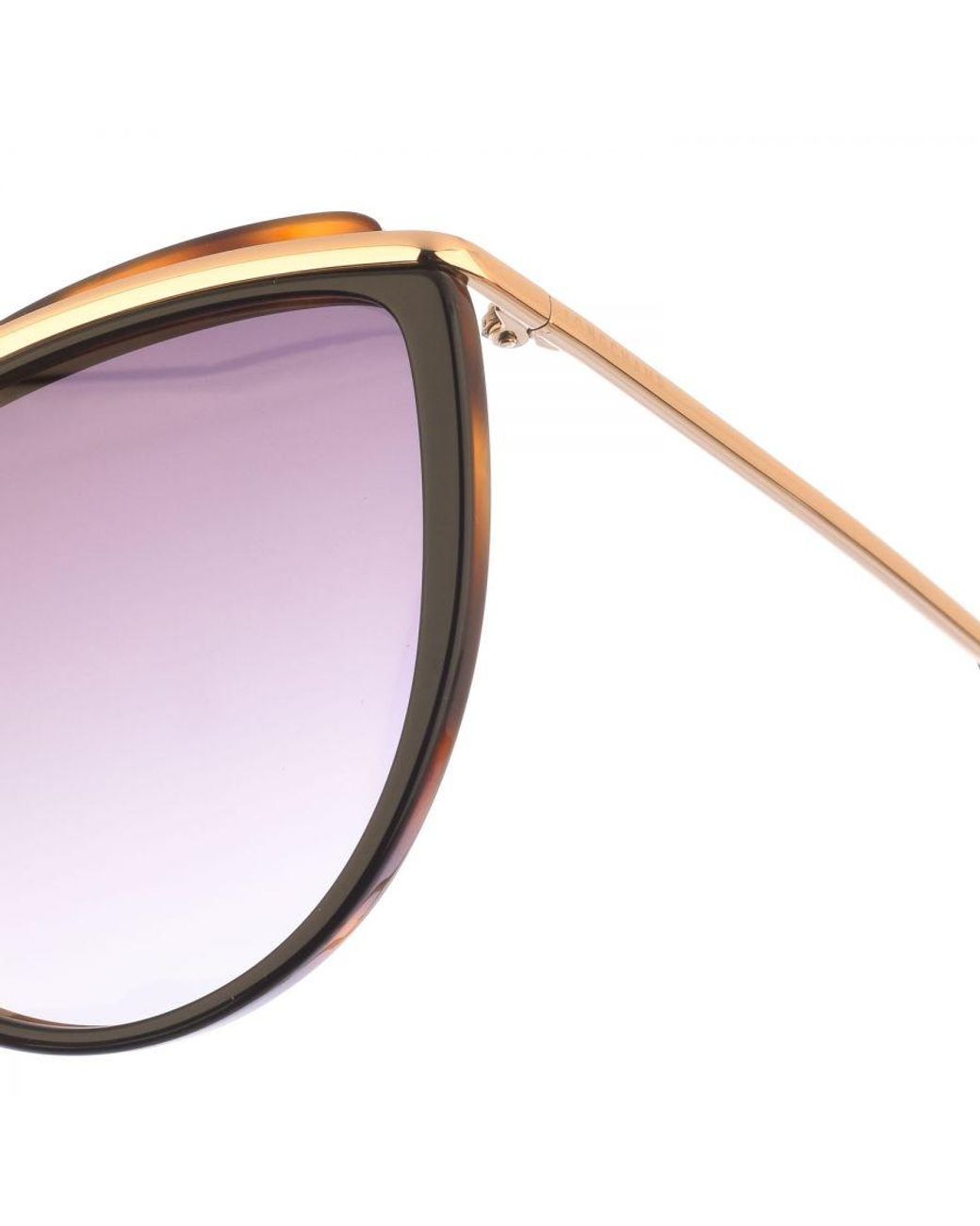 Longchamp Brown Butterfly Shaped Acetate Sunglasses Lo676S