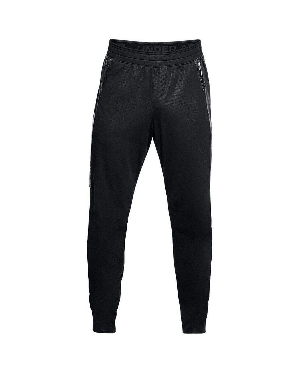 Under Armour Black Stretch Waist Bottoms Swacket Track Pants 1306457 001 for men