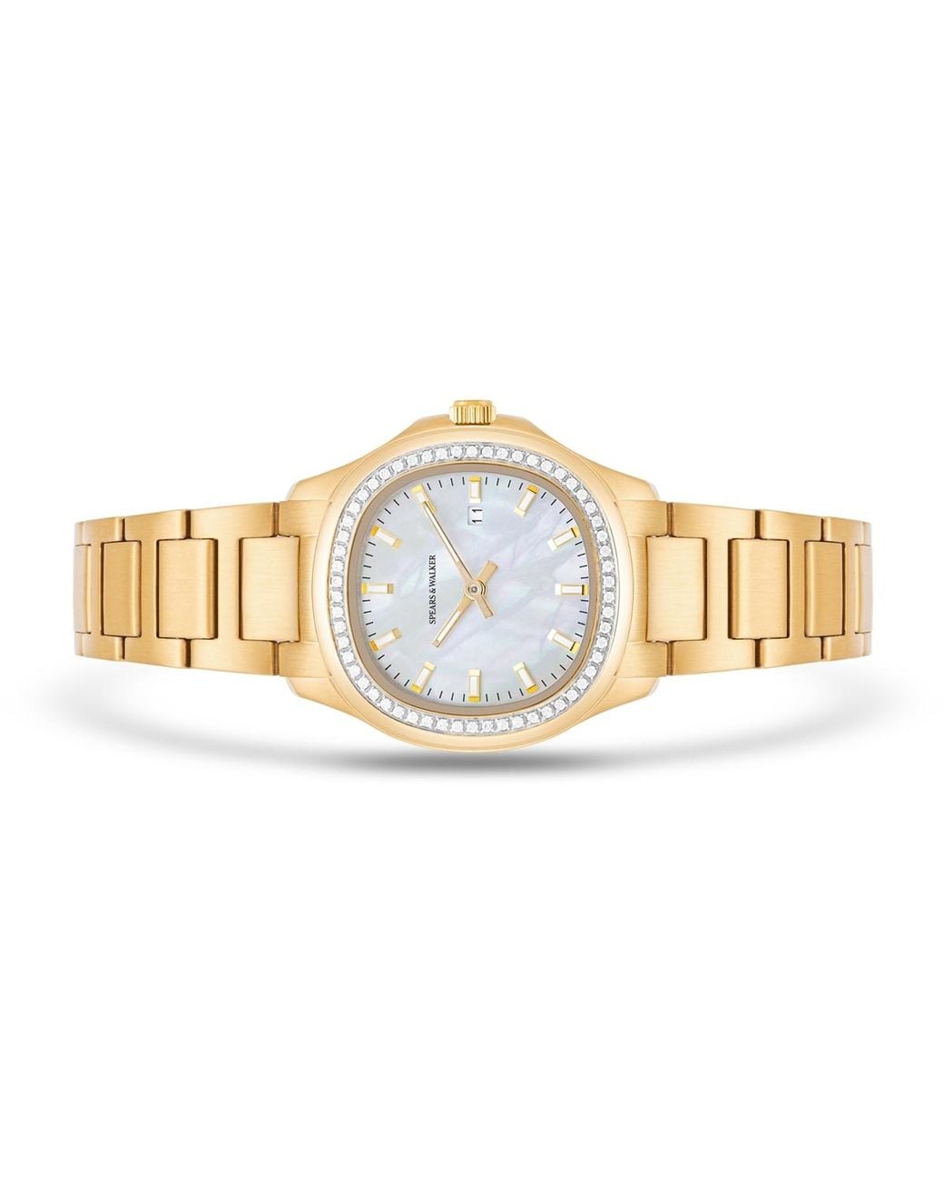 Spears & Walker Metallic Stainless Steel Watch Approx. 32.4 Mm