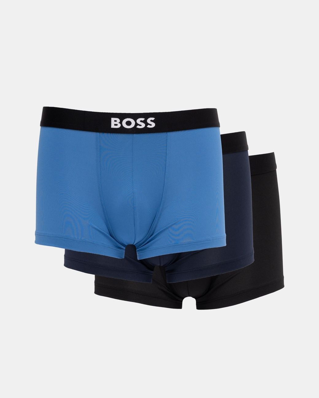 Boss Blue Micro One 3-Pack Trunks for men