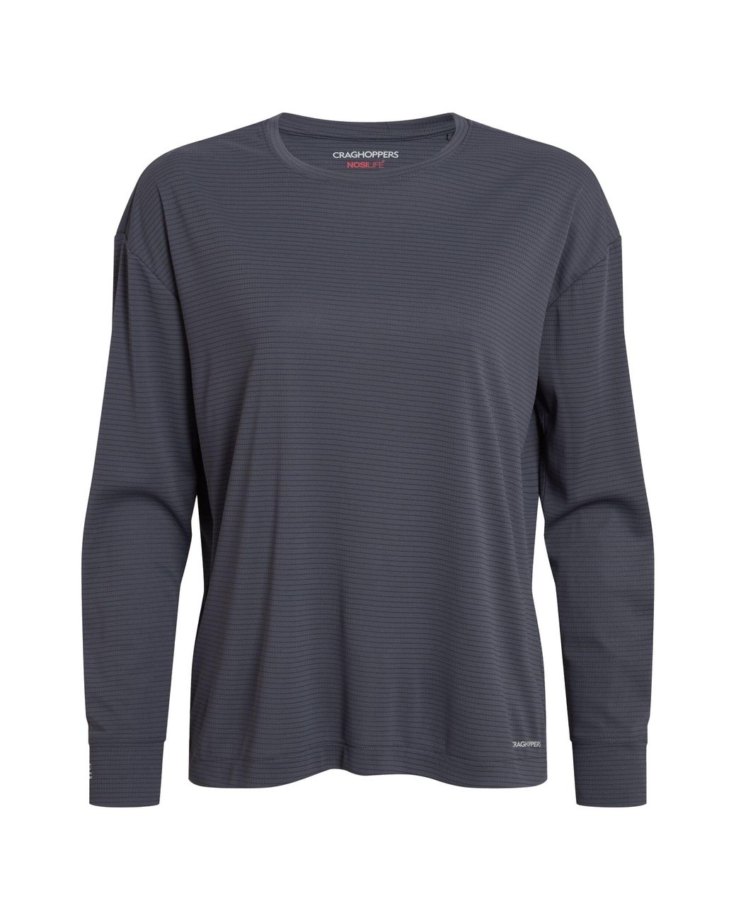 Craghoppers Blue Ladies Nosilife Long-Sleeved T-Shirt (Anthracite)