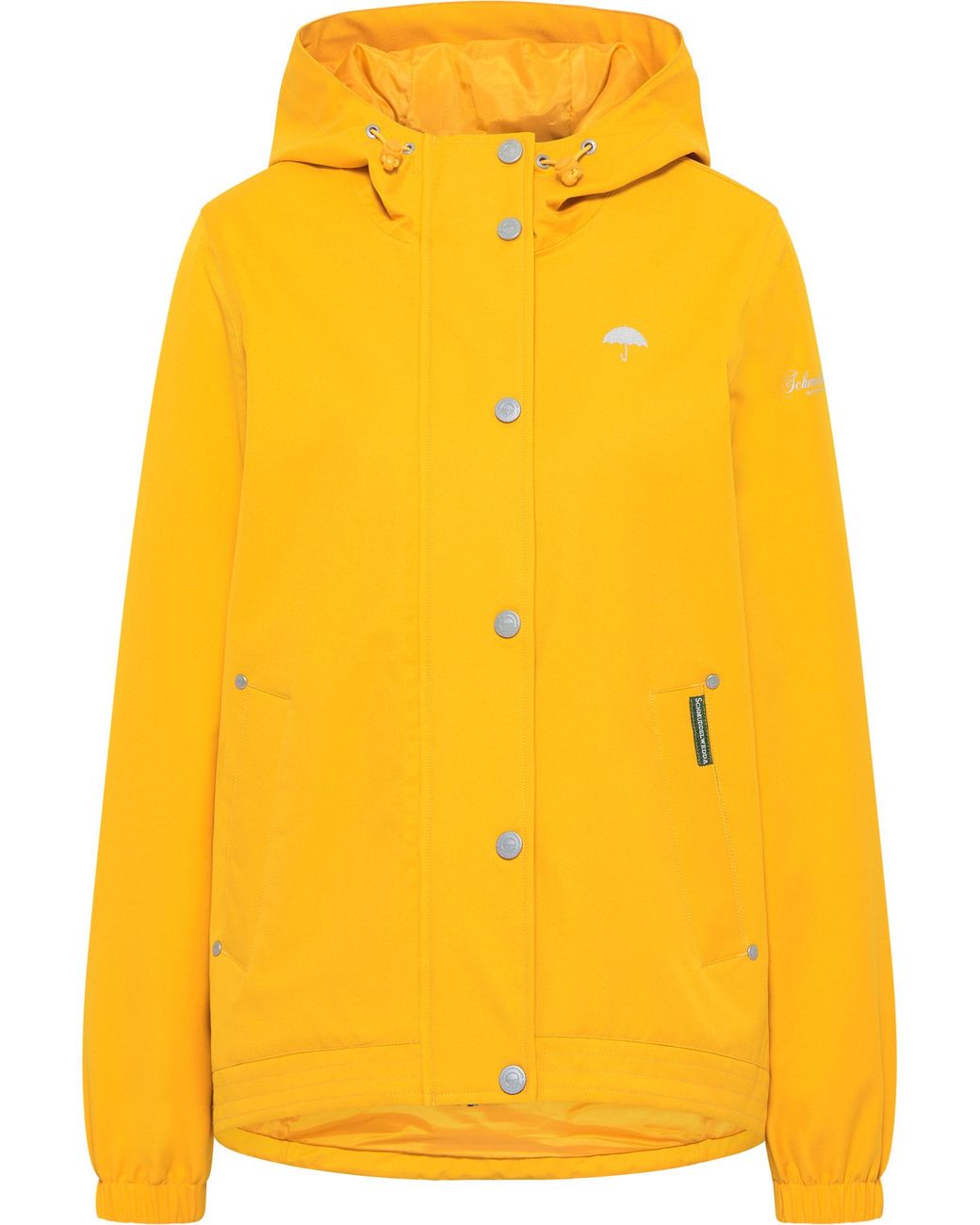 Schmuddelwedda Regenjas Yuka Mosterd in het Yellow