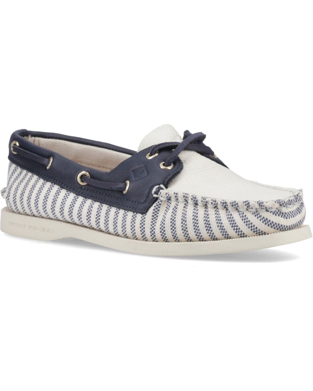 Sperry Top-Sider Blue Authentic Original Textile Standard Boat Shoes