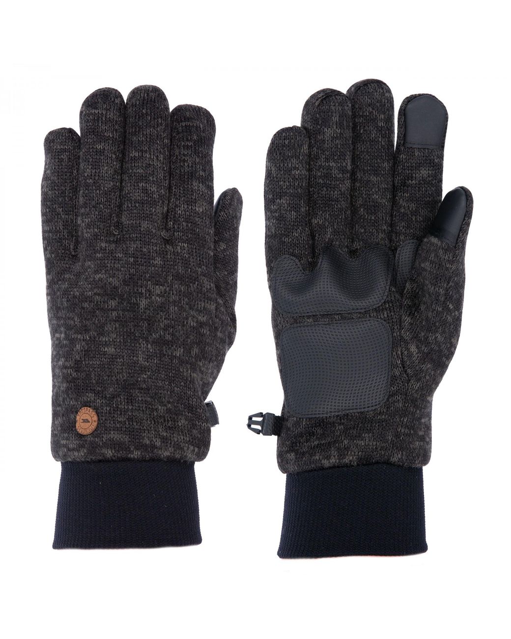 Trespass Black Adults Tetra Gloves (Dark)