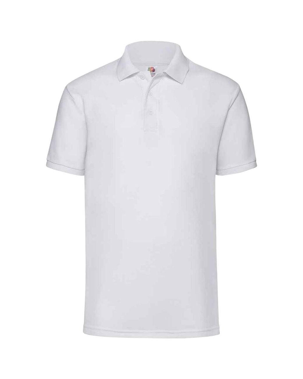 Fruit Of The Loom White 65/35 Polo Shirt for men