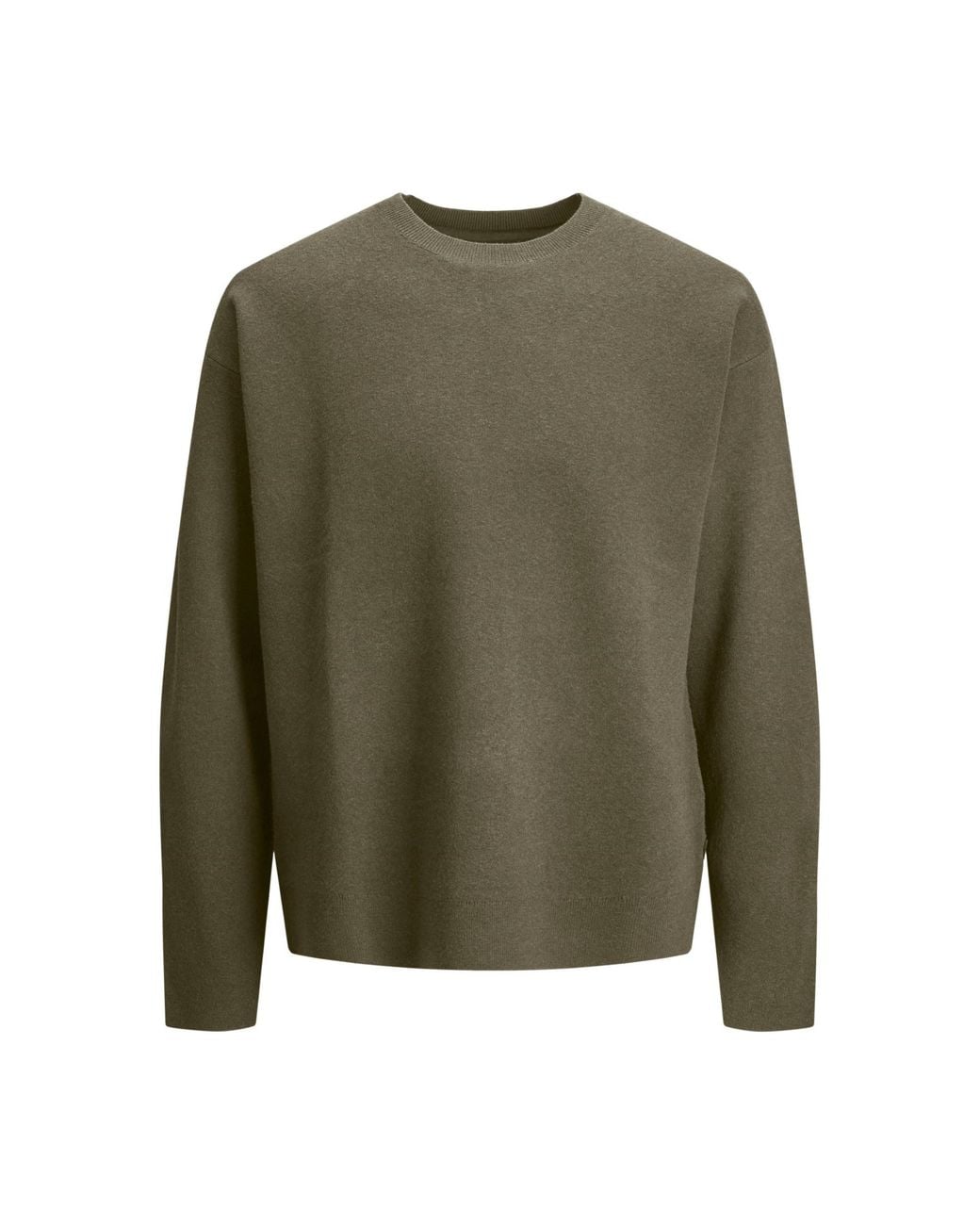 Jack & Jones Trui Bradfort Knit Crew Neck in het Green voor heren