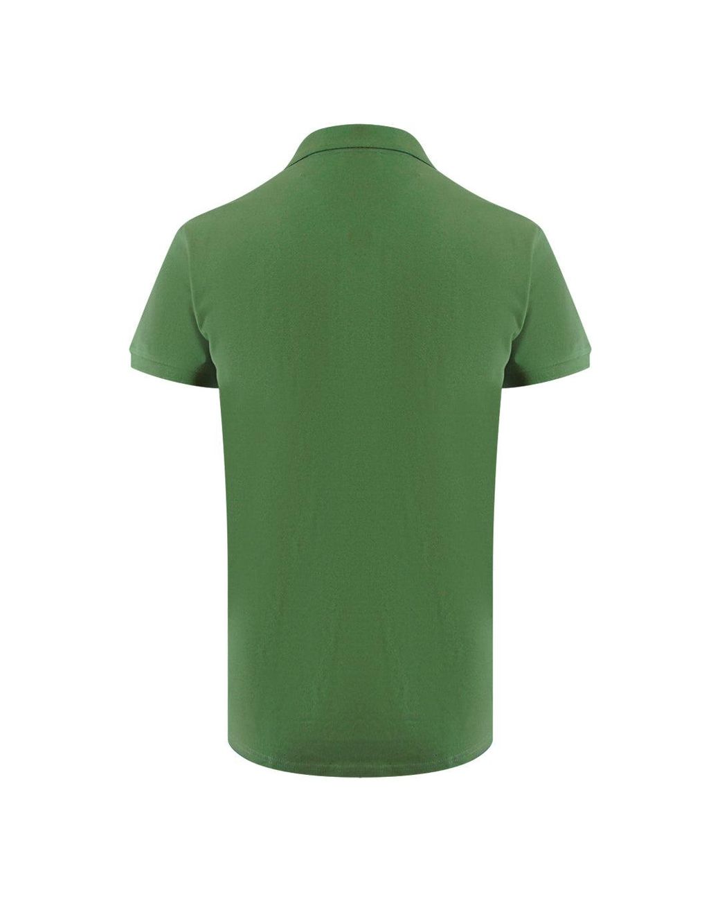 Ice Iceberg Green Triangle Logo Military Polo Shirt for men