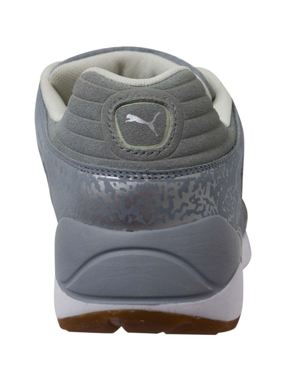 PUMA Gray Trinomic Xs 850 Pluss N. Calm Textile Leather Trainers 357004 01 for men