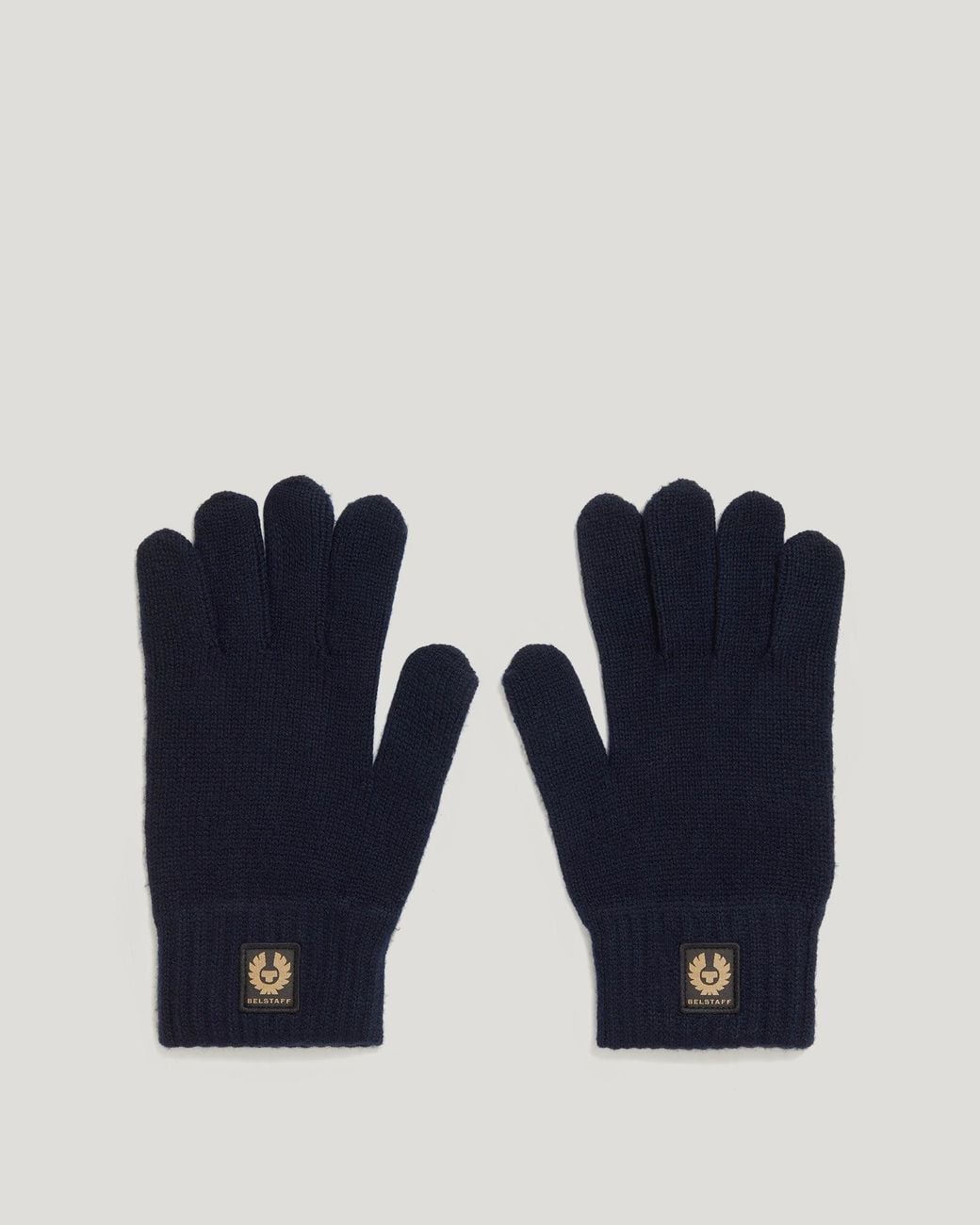 Belstaff Blue Logo Detail Gloves for men