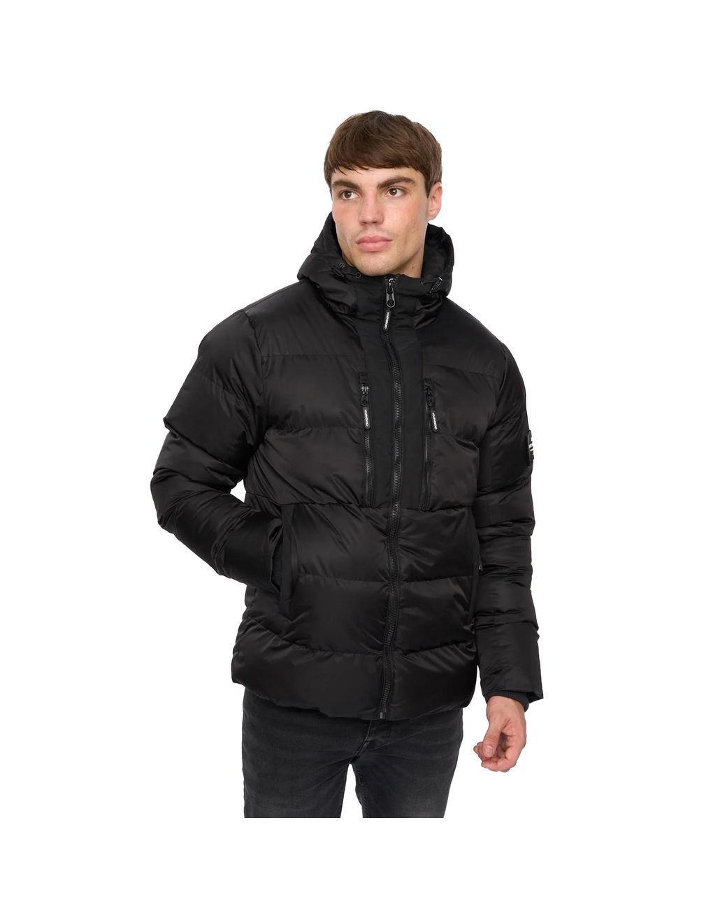 Crosshatch Black Chimmax Jacket for men