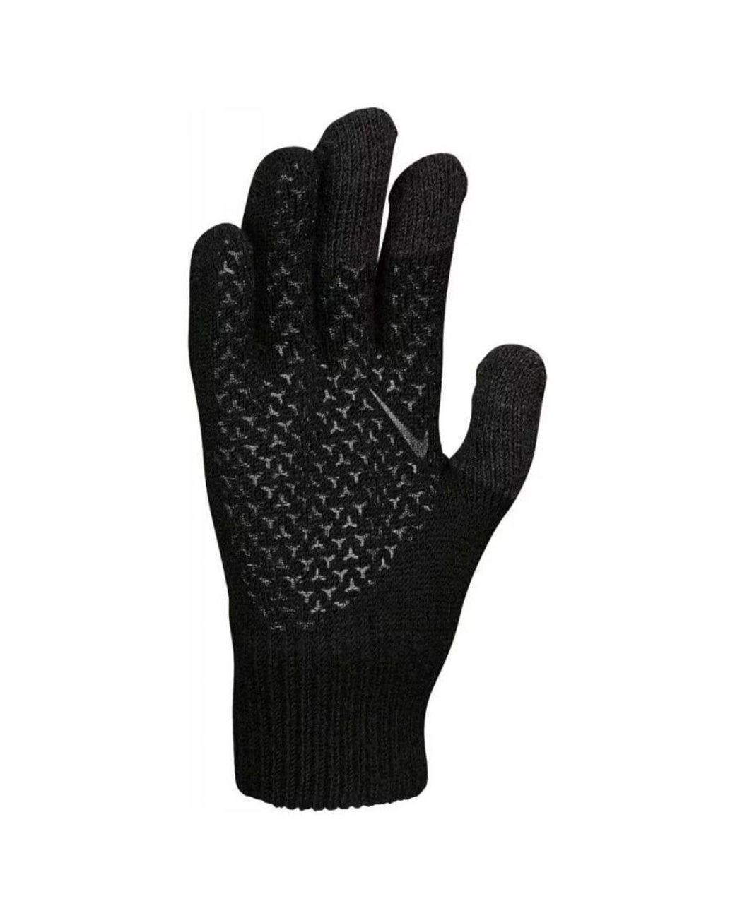Nike Black 2.0 Knitted Grip Gloves for men