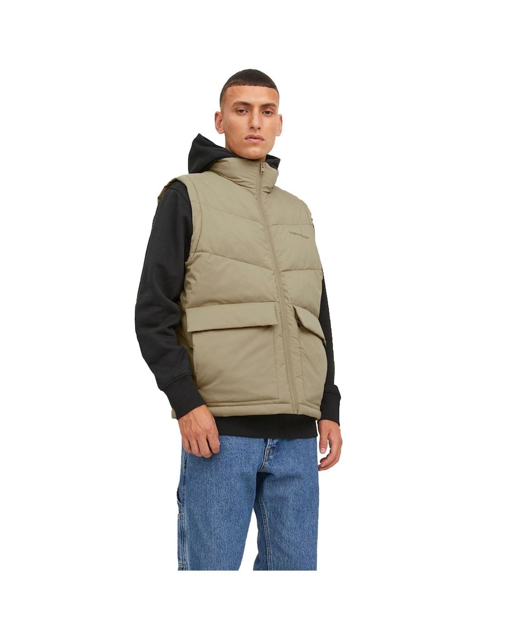 Jack & Jones Natural Jorvesterbro Sn Body Warmer Vest for men