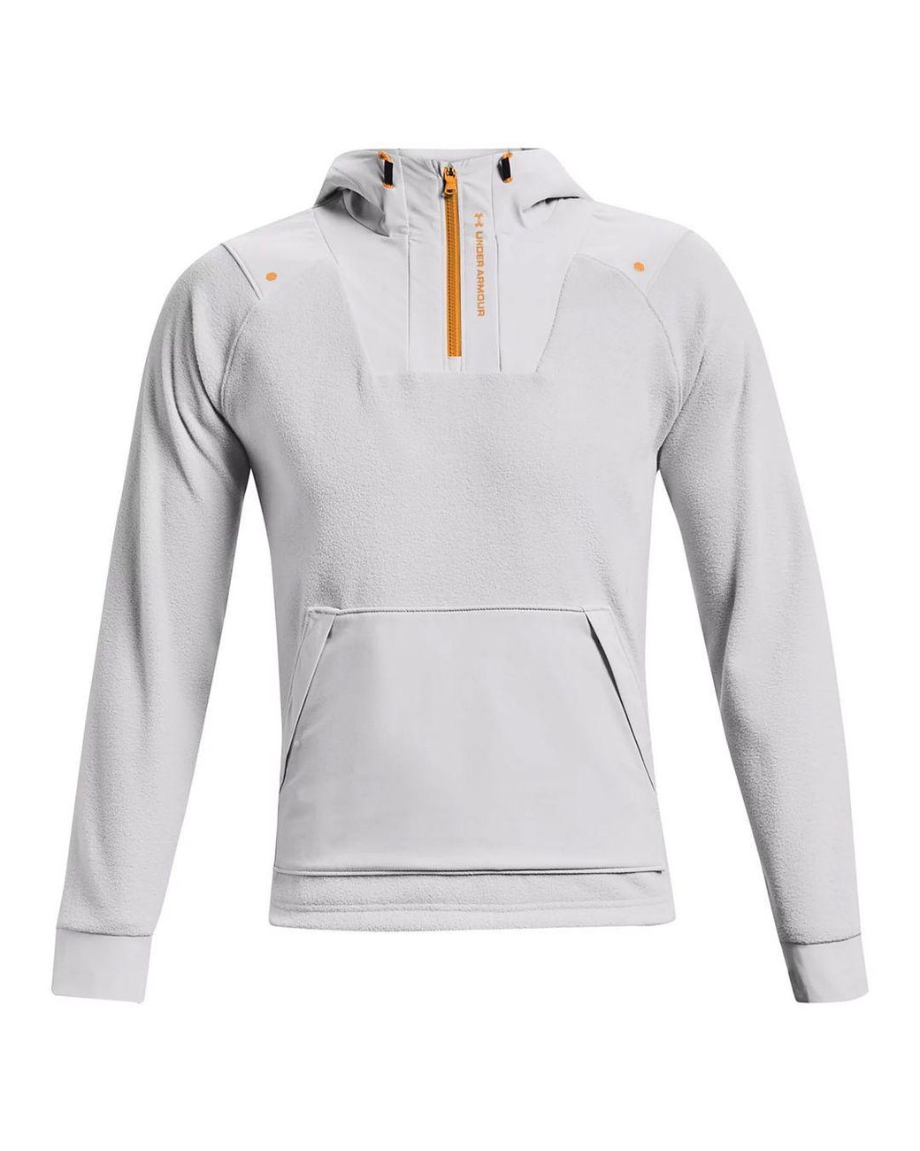 Under Armour Gray Rush Fleece Hoodie for men