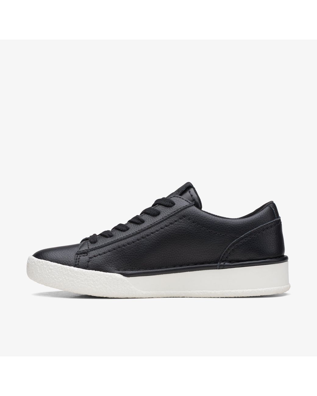 Clarks Blue Craftcup Walk Leather Trainers
