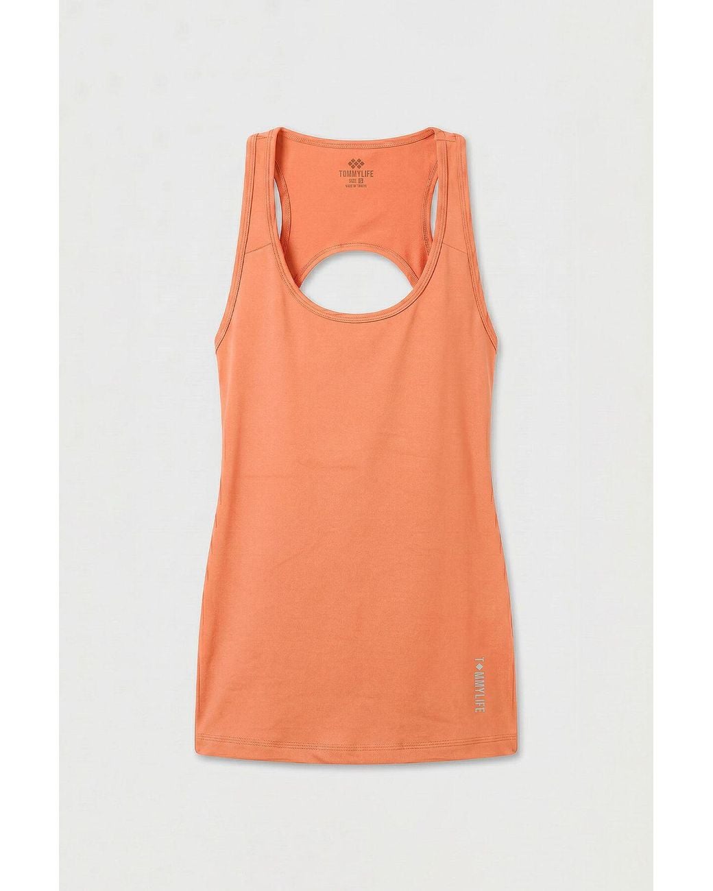 TOMMY LIFE Orange Elastane Active Top