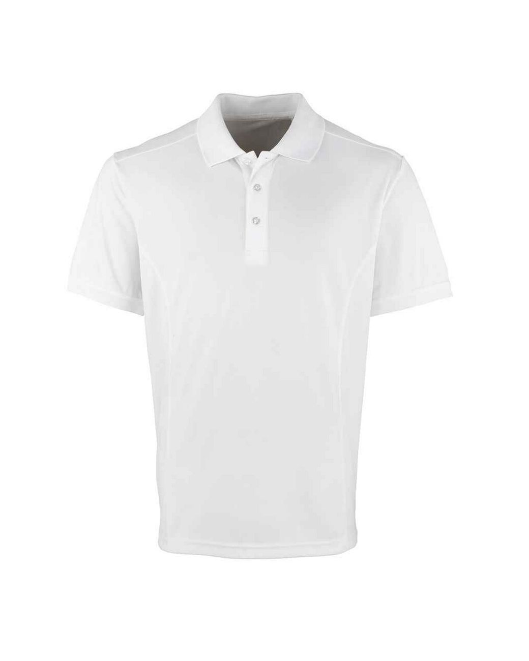 PREMIER White Coolchecker Pique Polo Shirt for men