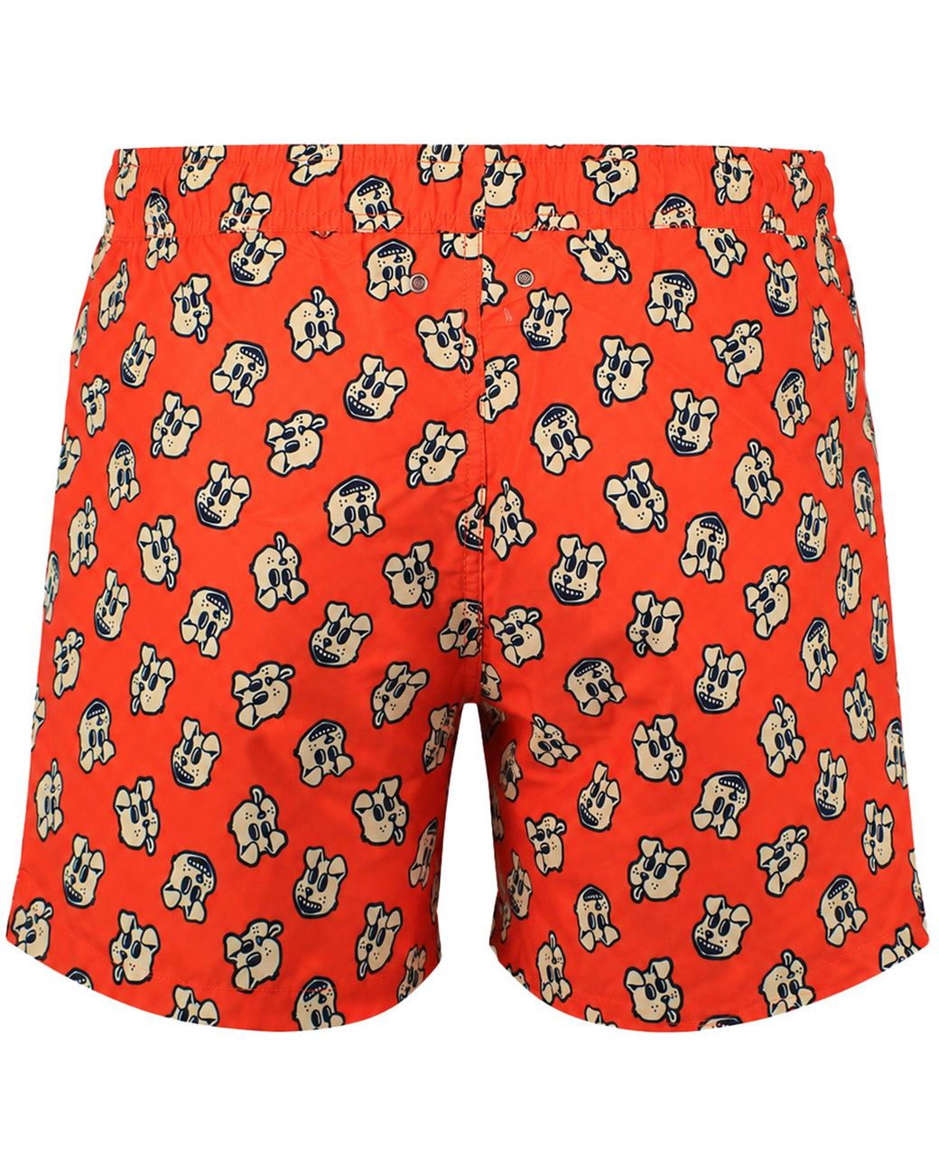 Happy Socks Orange Doggo Swim Shorts for men