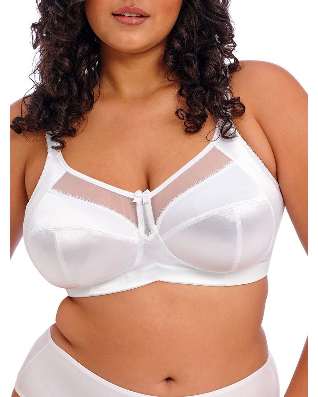 Goddess White Keira Wireless Bra