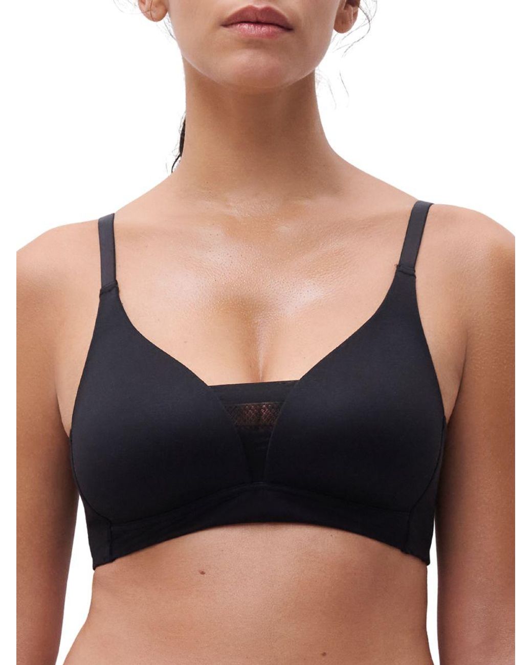 Chantelle Black Easy Bliss Wirefree T-Shirt Bra